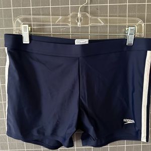 Men’s Speedo swim trunks, square cut new with tags